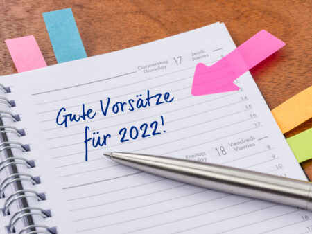 Gute Vorsätze 2022 - Ziele